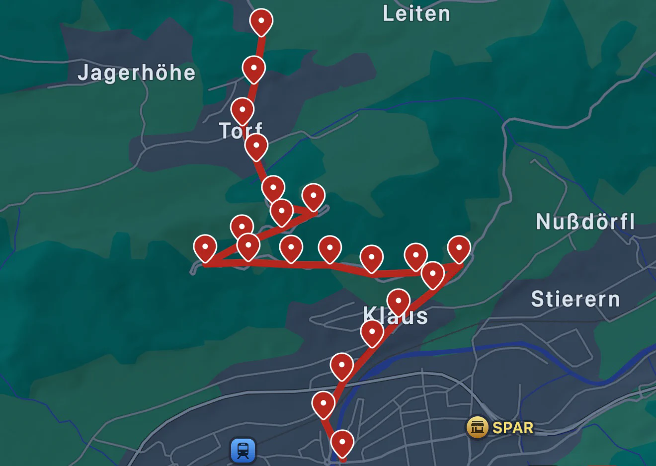 Location history
