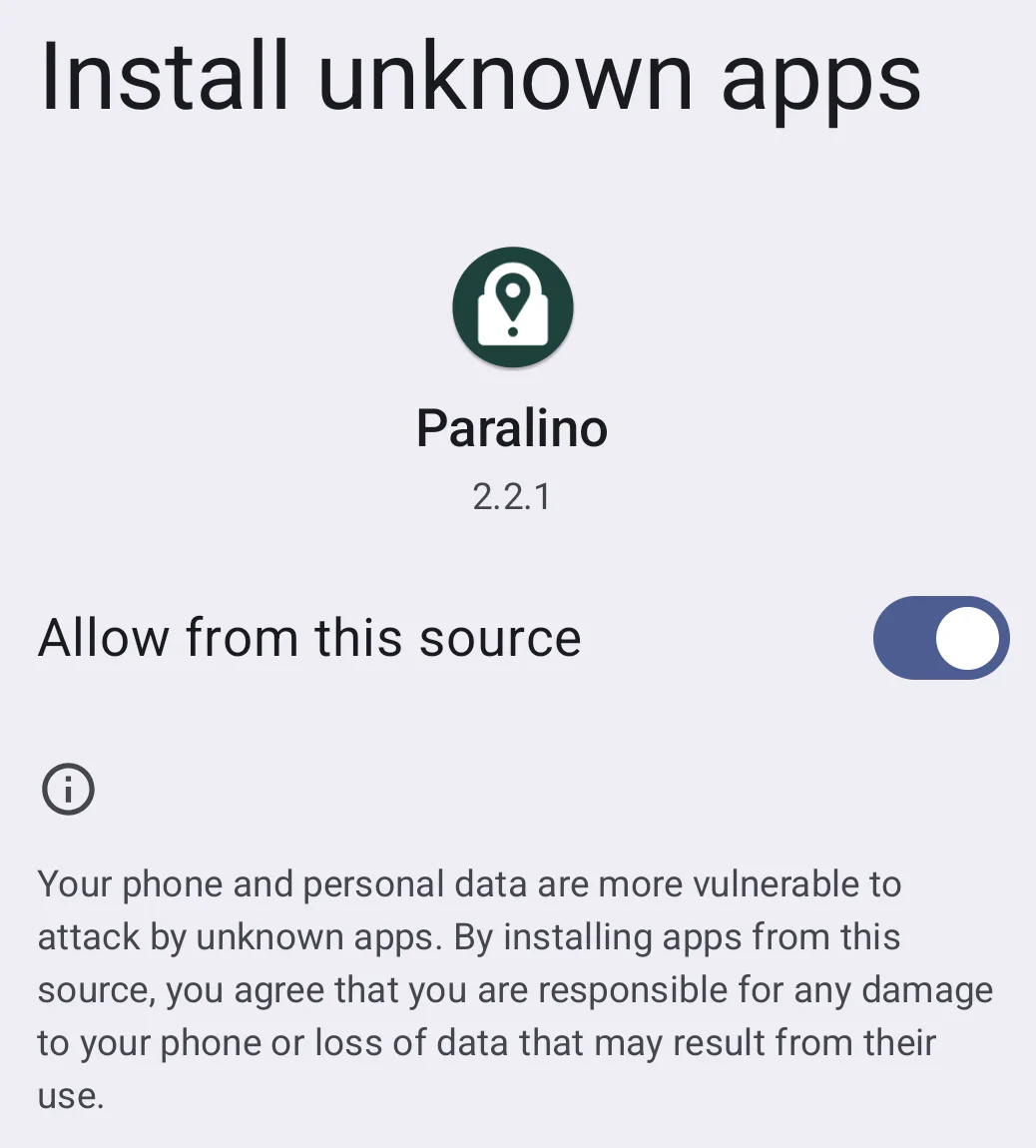 Automatic update settings