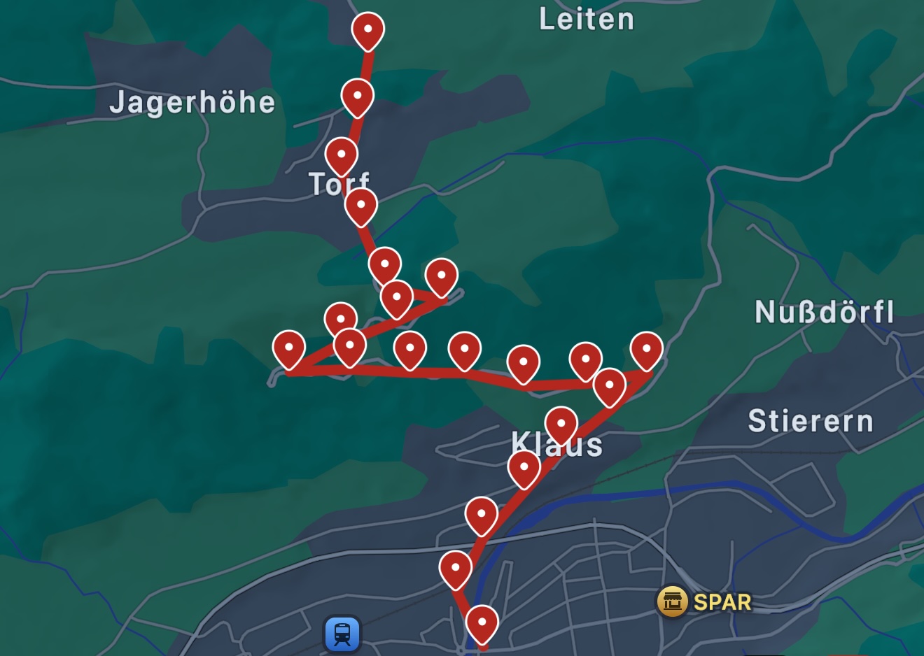Route and path